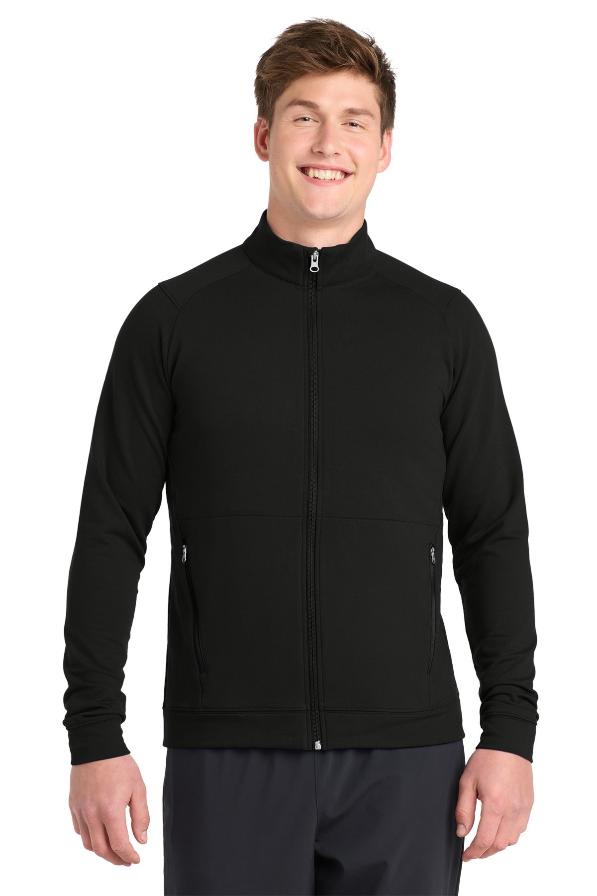 Sport-Tek Men's   Sport-Wick   Flex Fleece Full-Zip