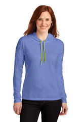Anvil Women's   100% Combed Ring Spun Cotton Long Sleeve Hooded T-Shirt