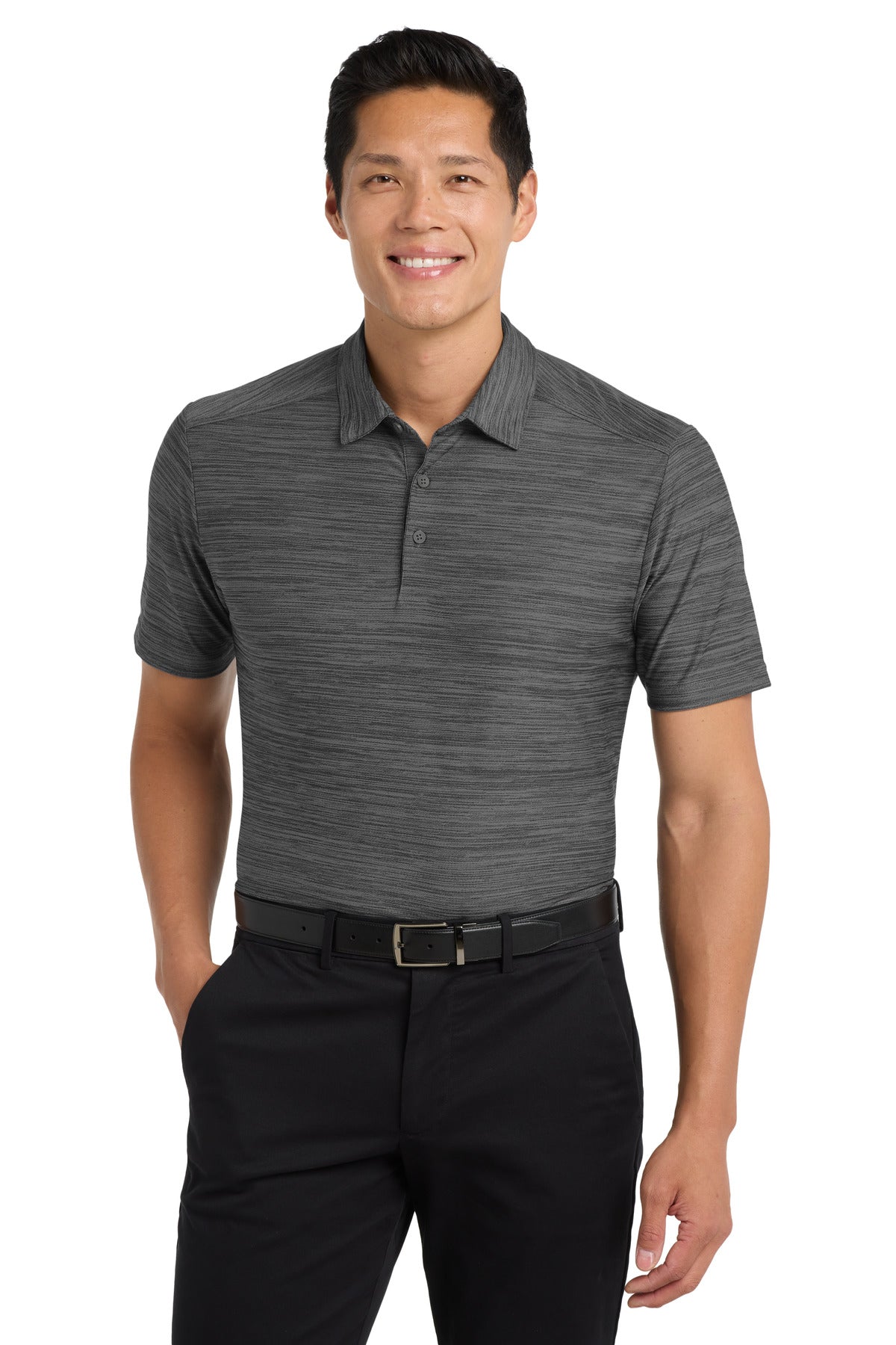Port Authority Men's    Stretch Heather Polo K583