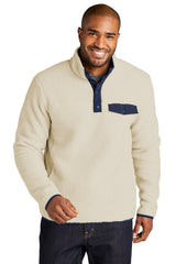 Port Authority Men's   Camp Fleece Snap Pullover F140