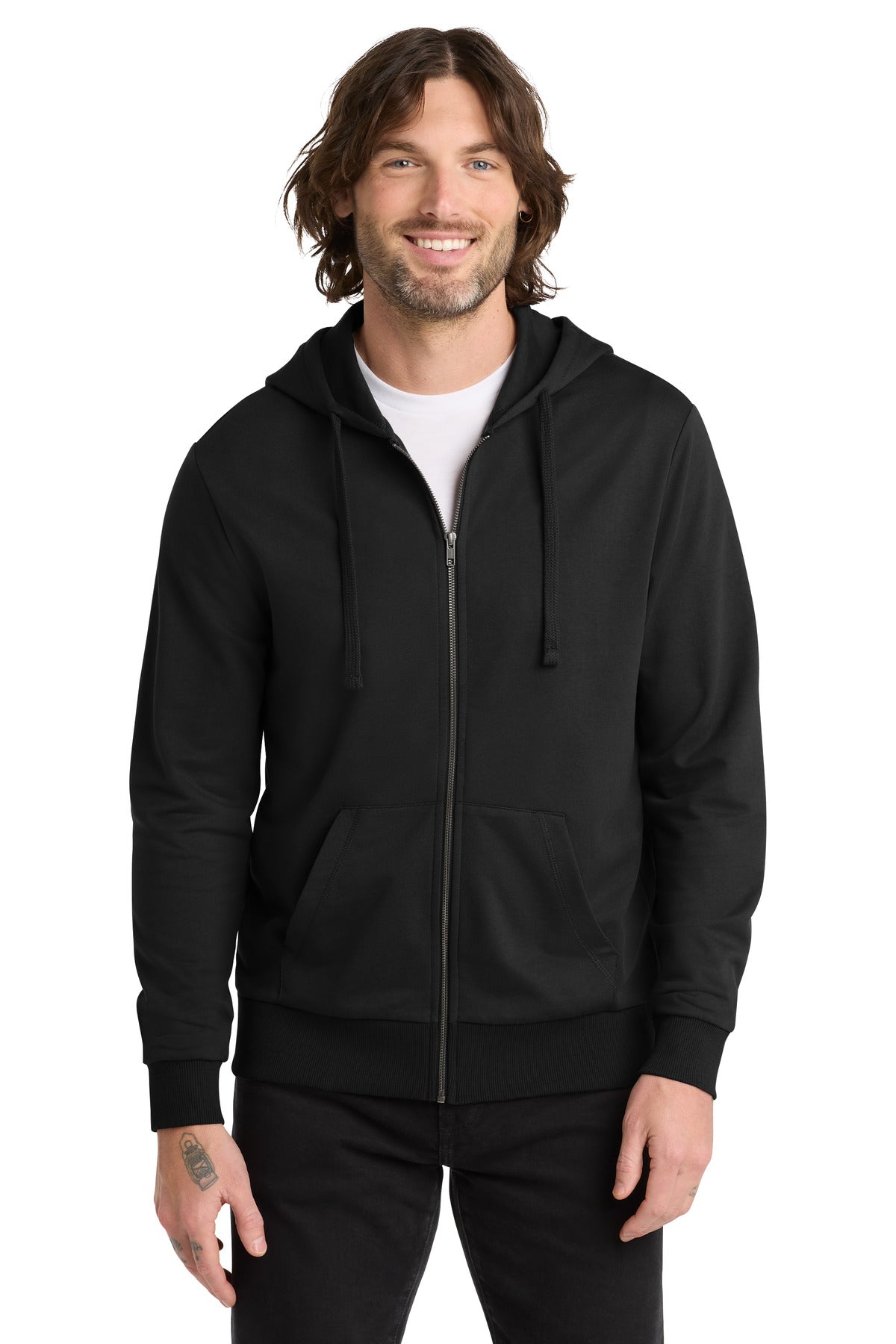 AllMade Men's   Organic French Terry Full-Zip Hoodie AL4002