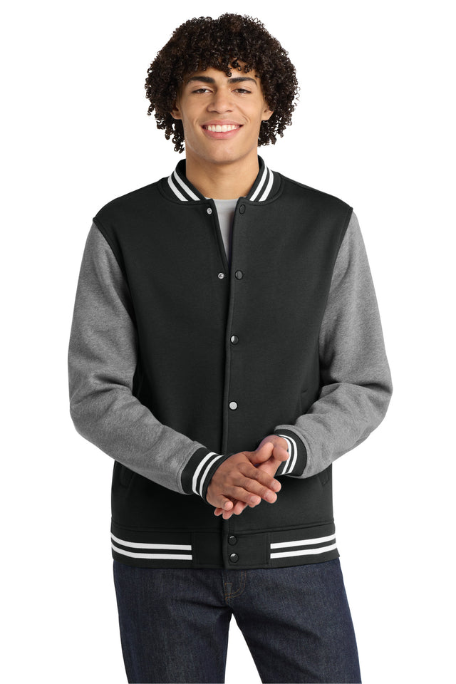 Sport-Tek Men's   Fleece Letterman Jacket