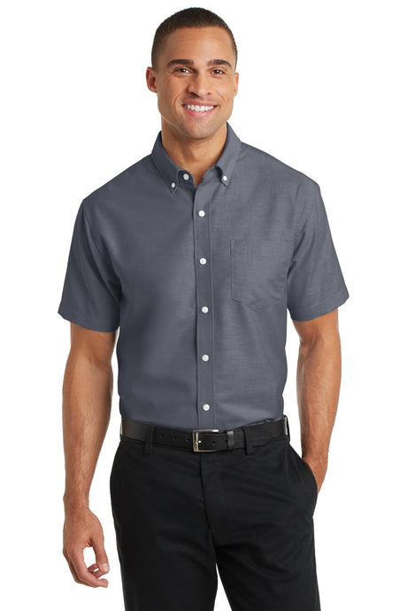 Port Authority Men's   Short Sleeve SuperPro   Oxford Shirt