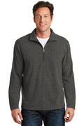 Port Authority Men's   Heather Microfleece 1/2-Zip Pullover
