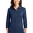 Port Authority Women's   3/4-Sleeve Meridian Cotton Blend Polo
