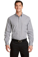 Port Authority Men's   Long Sleeve Gingham Easy Care Shirt