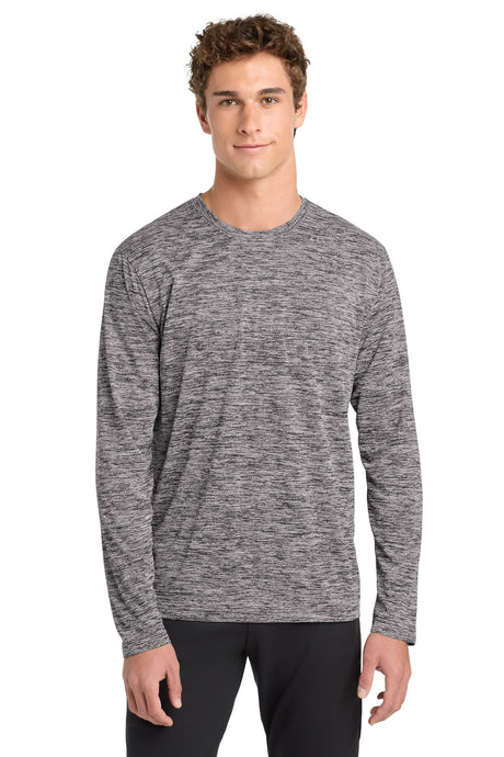 Sport-Tek Men's    PosiCharge    Long Sleeve Electric Heather Tee