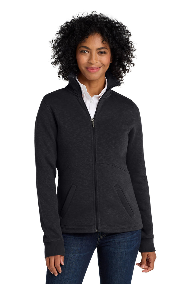 Port Authority Women's   Slub Fleece Full-Zip Jacket