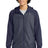 Sport-Tek Men's   Heather Colorblock Raglan Hooded Wind Jacket