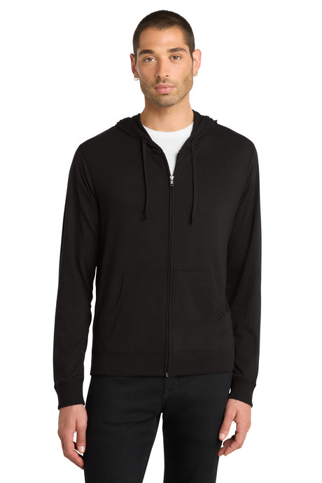 District Men's   Jersey Full-Zip Hoodie