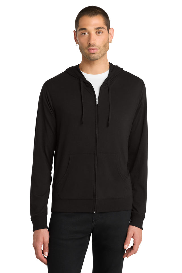District Men's   Jersey Full-Zip Hoodie