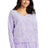 Port & Co Women's   Beach Wash   Cloud Tie-Dye V-Neck Sweatshirt LPC140V