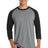 Port & Co Men's   Core Blend 3/4-Sleeve Raglan Tee