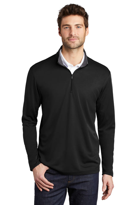 Port Authority Men's    Silk Touch    Performance 1/4-Zip K584