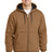 CornerStone Men's   Heavyweight Full-Zip Hooded Sweatshirt with Thermal Lining