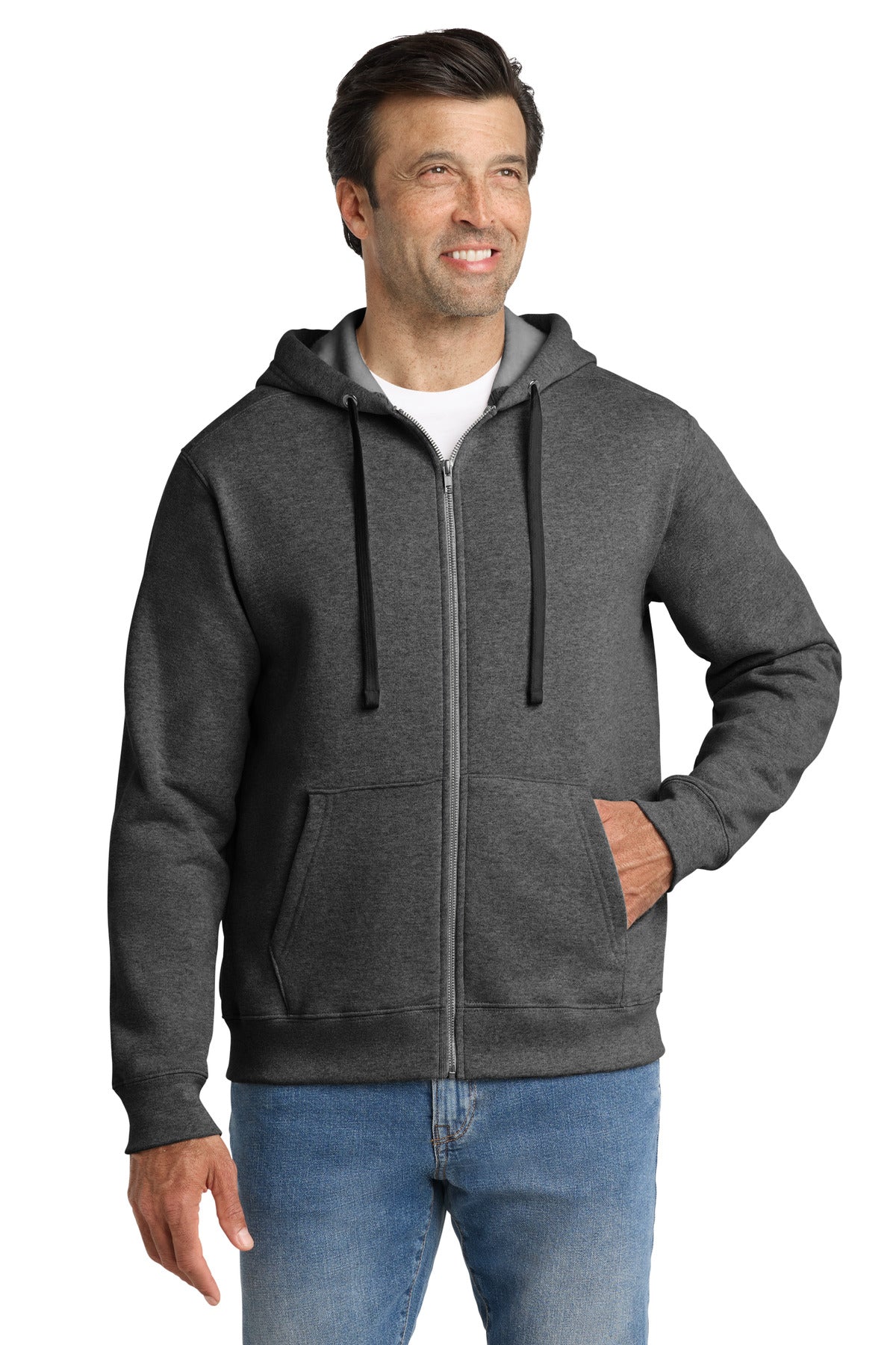 Volunteer Knitwear Men's   Chore Fleece Full-Zip Hoodie VL130ZH