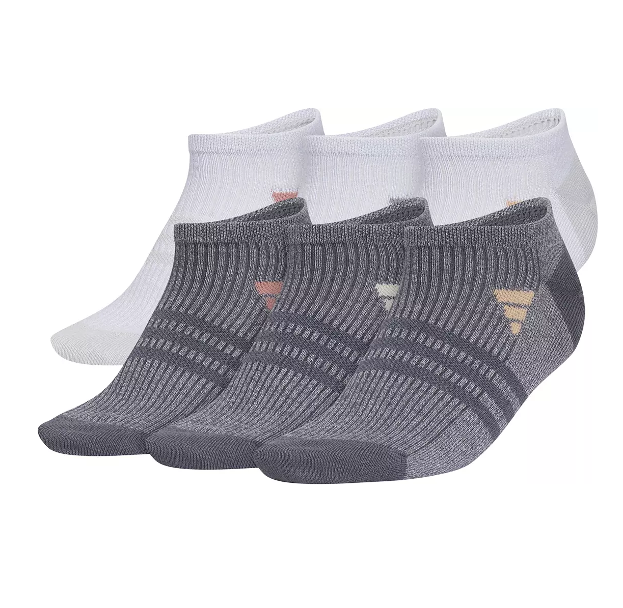adidas Women's Superlite 3.0 No Show Socks (6-pairs)