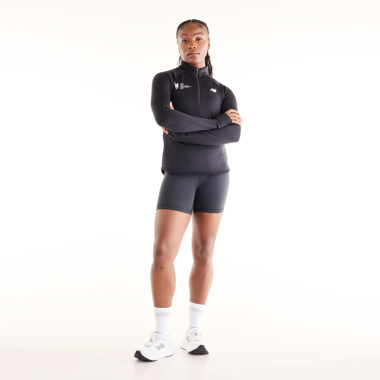 New Balance Women's NYC Marathon Athletics Heat Grid 1/2 Zip-6