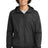Sport-Tek Men's   Embossed Hooded Wind Jacket