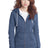 District    Juniors Marled Fleece Full-Zip Hoodie DT292