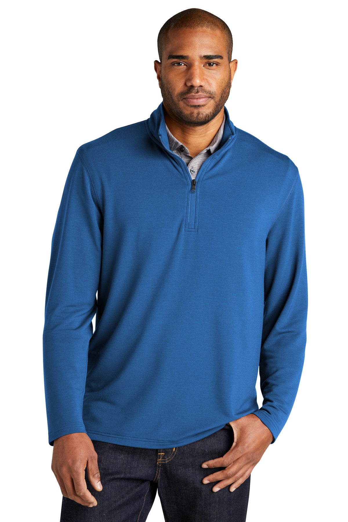 Port Authority Men's   Microterry 1/4-Zip Pullover K825