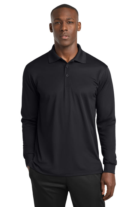 Sport-Tek Men's   Long Sleeve Micropique Sport-Wick   Polo