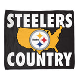 Wincraft Pittsburgh Steelers 15"x18" Full Color Rally Style Towel