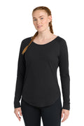 Sport-Tek Women's    PosiCharge    Long Sleeve Tri-Blend Wicking Scoop Neck Raglan Tee LST400LS