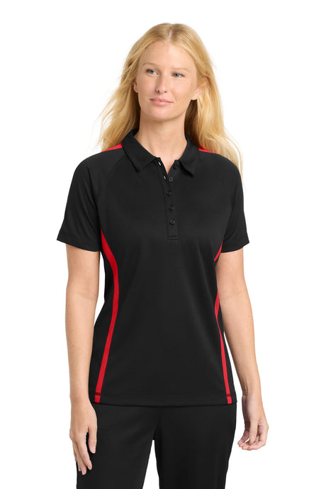 Sport-Tek Women's   PosiCharge   Micro-Mesh Colorblock Polo