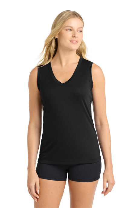 Sport-Tek Women's   Sleeveless PosiCharge   Competitor V-Neck Tee