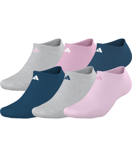 adidas Women's Athletic Cushioned 6-Pack No Show Socks-1