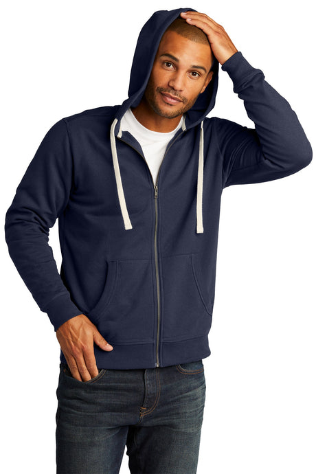 District Men's   Re-Fleece  Full-Zip Hoodie DT8102