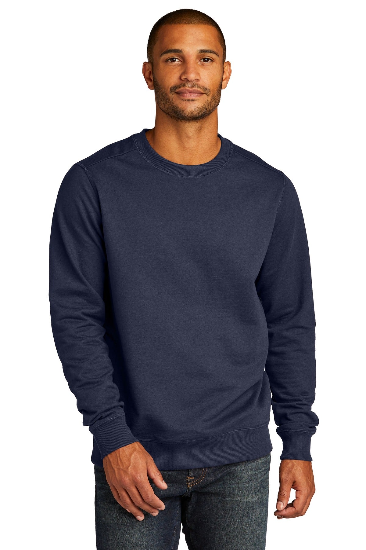 District Men's   Re-Fleece  Crew DT8104