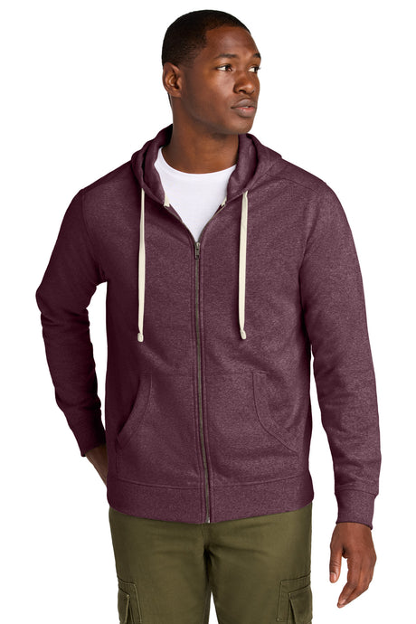 District Men's   Re-Fleece  Full-Zip Hoodie DT8102