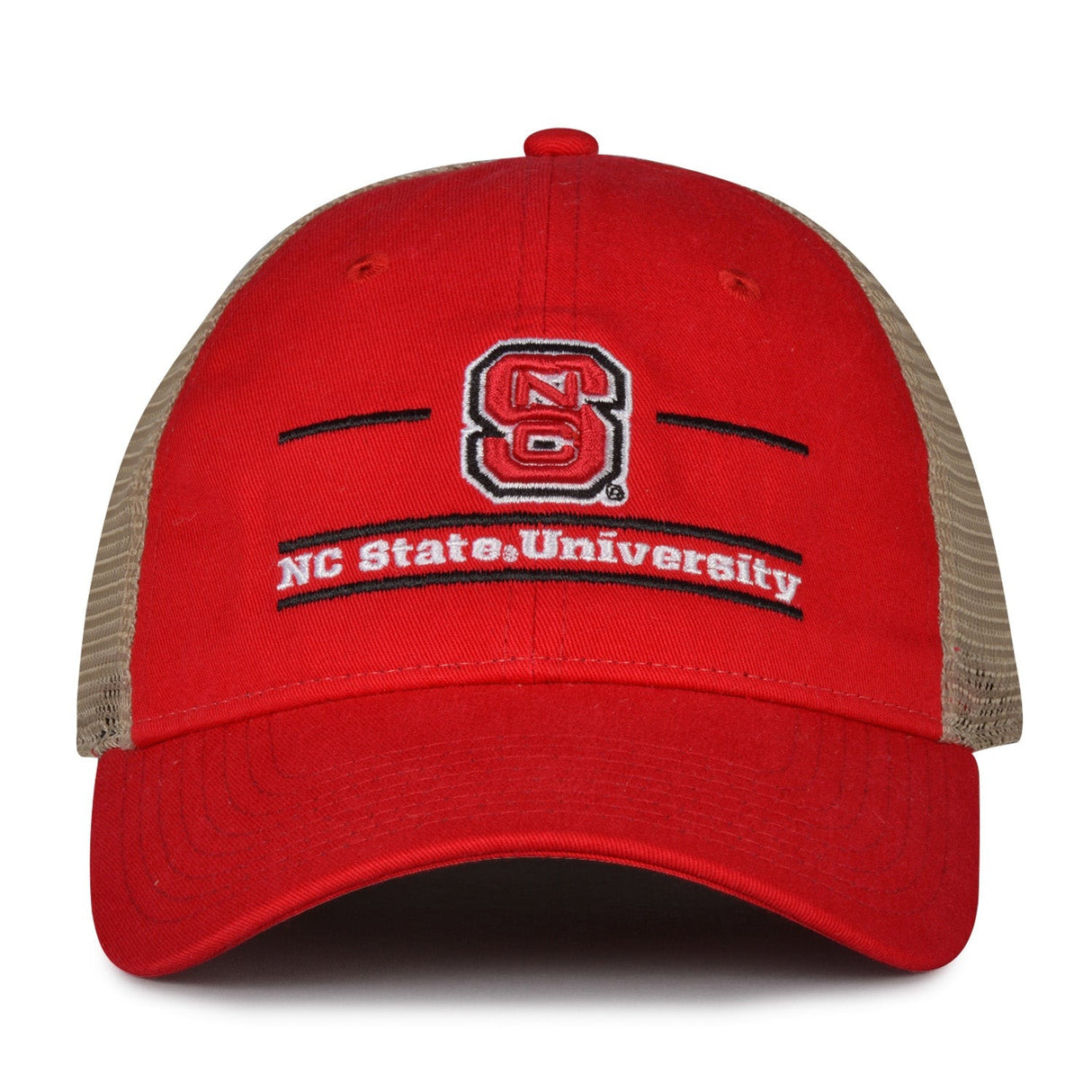 The Game Headwear NC State Split Bar Trucker Hat