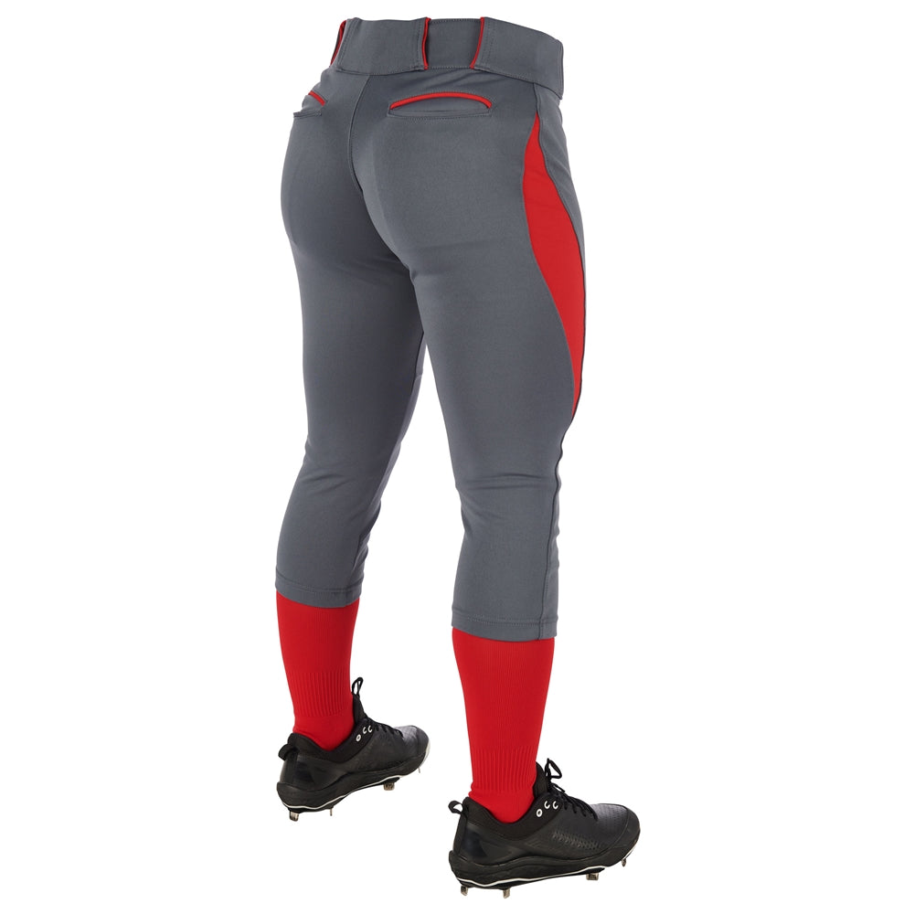 Champro Girl's Surge 2 Color Contrast Softball Pants-2