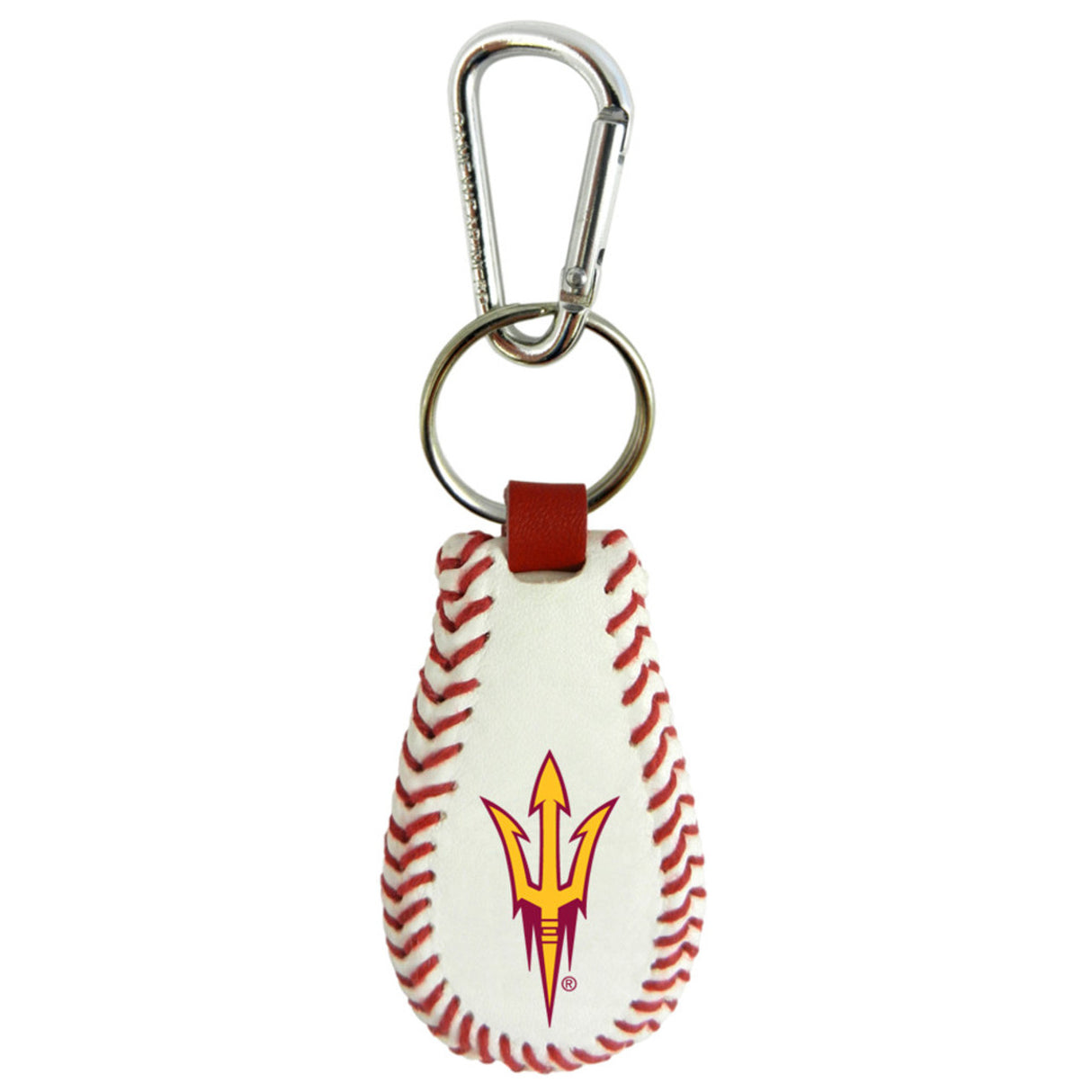 Gamewear Arizona State Sun Devils Pitchfork Logo Classic Baseball Keychain Fan Gear NCAA Arizona State Sun Devils
