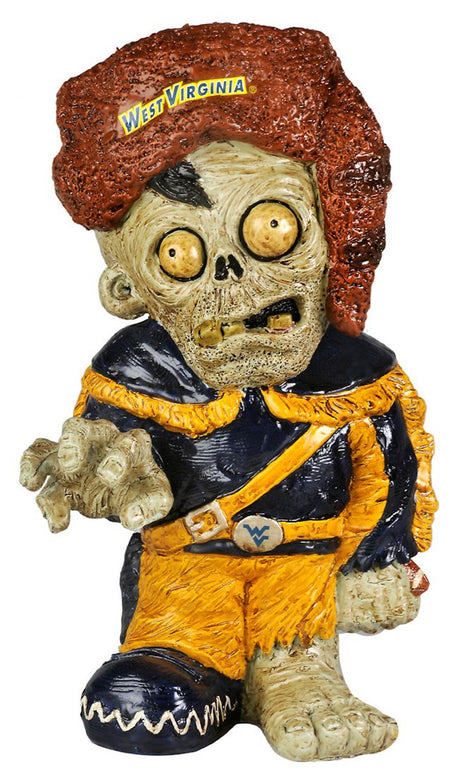 Forever Collectibles West Virginia Mountaineers Zombie Thematic Figurine Fan Gear NCAA West Virginia Mountaineers