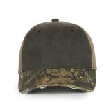 Outdoor Cap HPC-500M Brown/ Tan/ Realtree Apx Structured Trucker Hat-2
