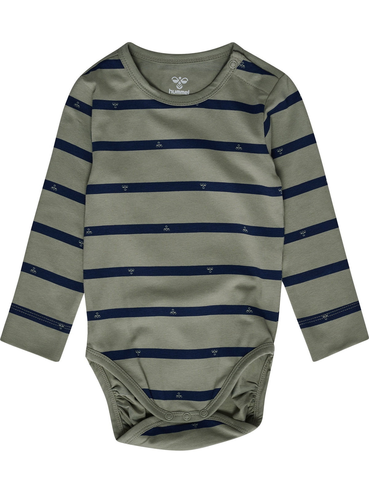 hummel Youth Mini Stripy Bee Bodysuit Long Sleeve-1