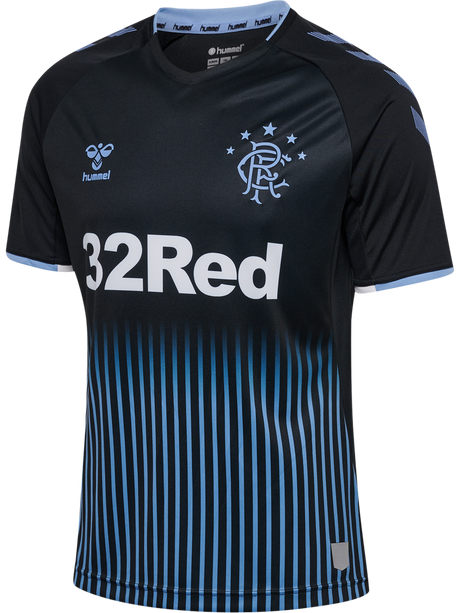 Hummel Unisex Rangers FC 19/20 Short Sleeve Soccer Away Jersey 207534-1