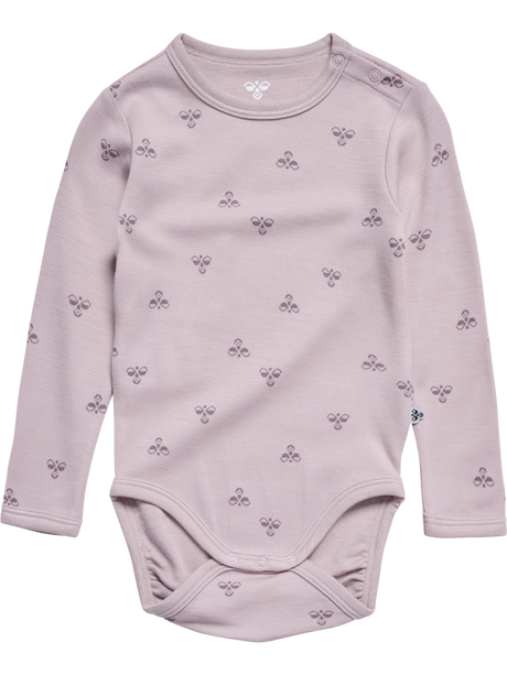 Hummel Infant and Toddler Mini Wool Long Sleeve Bodysuit 229428-1