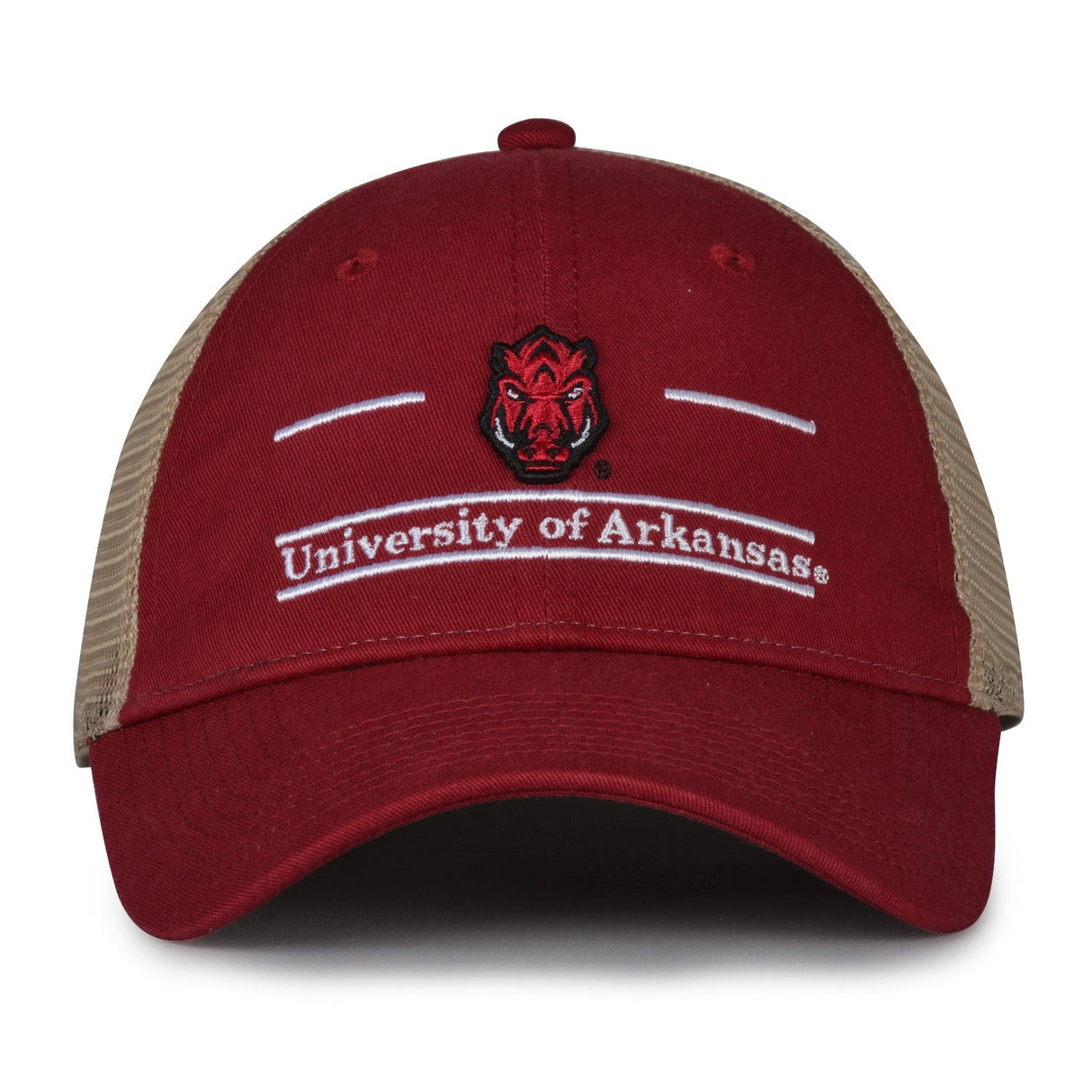 The Game Headwear Arkansas Split Bar Trucker Hat