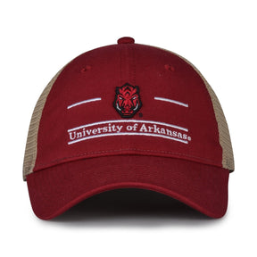 The Game Headwear Arkansas Split Bar Trucker Hat