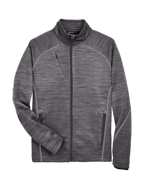 North End Men's Flux Mélange Bonded Fleece Jacket-1