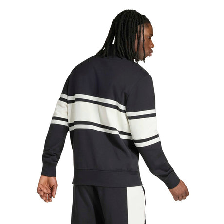adidas Men's New Zealand Rugby Leisurewear Quarter Zip Sweatshirt-3