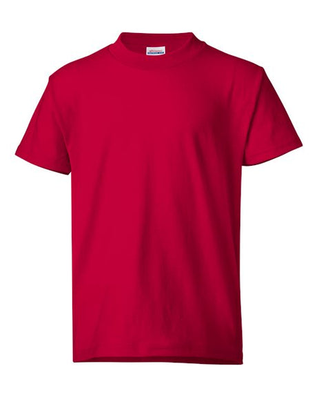 Hanes Youth EcoSmart 50/50 Cotton/Poly T-Shirt Youth Apparel Shirts & Tops