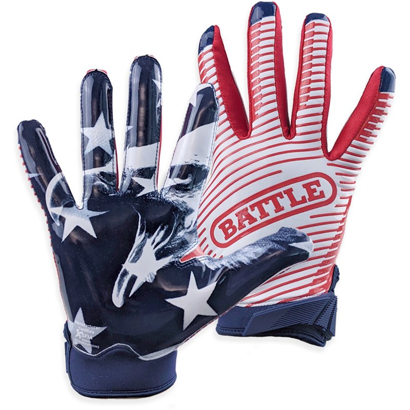 Battle Adult USA Doom Football Gloves