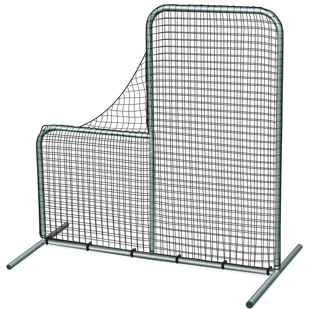Champro 7'x7' Baseball Pitcher's L-Screen with 40" Drop Baseball Field Equipment All