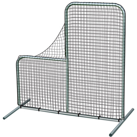 Champro 7'x7' Baseball Pitcher's L-Screen with 40" Drop Baseball Field Equipment All
